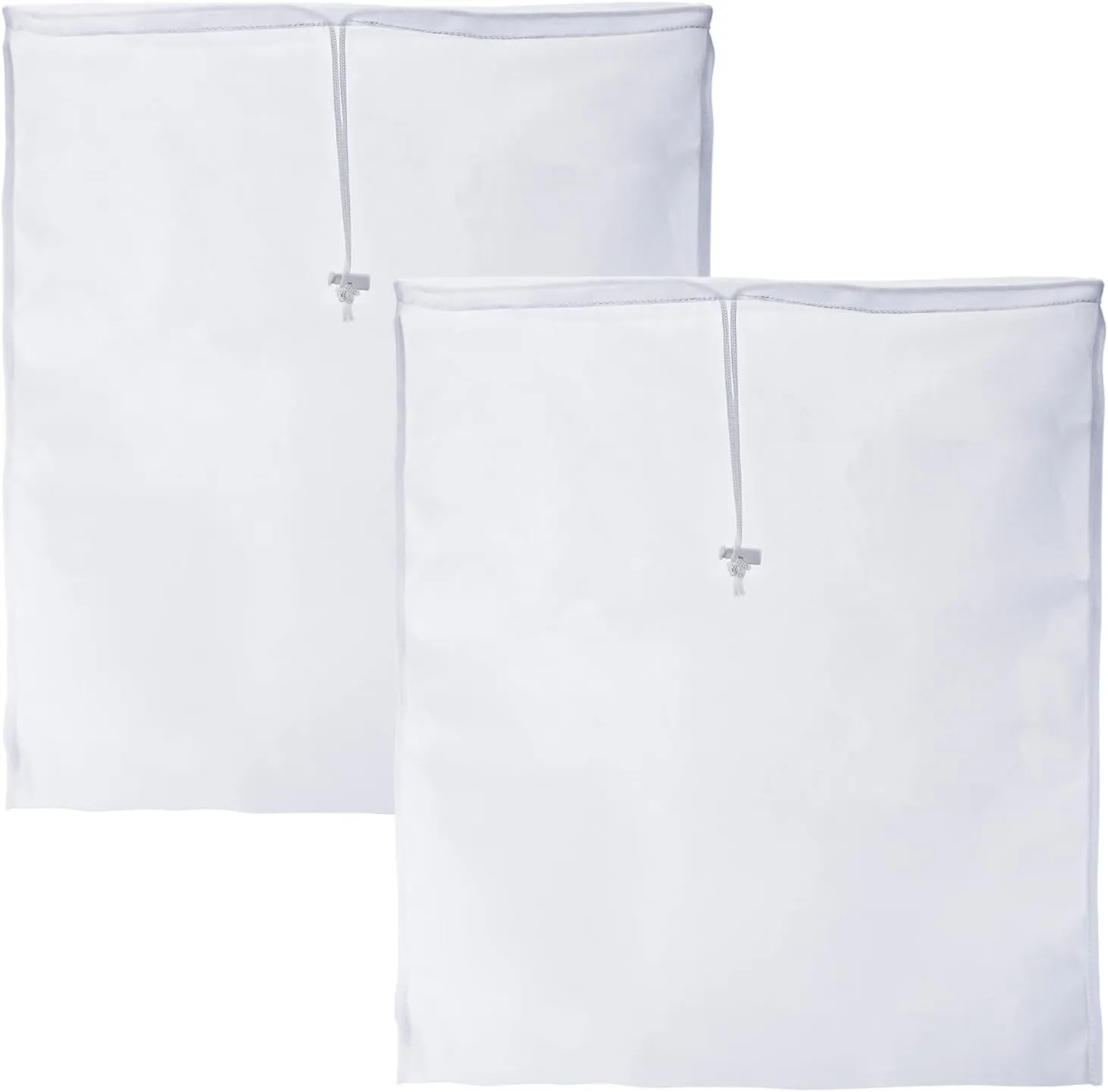 Pool Cleaner Fine Mesh Filter Bag, Universal Pool Vacuum Net Bag with Pull-Lock for Pool Blaster Leaf Vacuum, Leaf Eater, Leaf Catcher, Leaf Gulper, Leaf Bagger, Leaf Master Replacement Parts - 2 Pcs