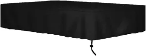 Pool Table Cover 7 Feet, Waterproof, Windproof, Anti-UV, Heavy Duty Rip Proof 210D Oxford Fabric Billiard Pool Table Cover