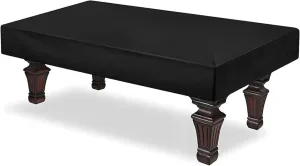 Pool Table Waterproof, Waterproof, Windproof, Anti-UV, Heavy Duty Rip Proof 210D Oxford Fabric Billiard Snooker Table Cover, Garden Furniture Cover