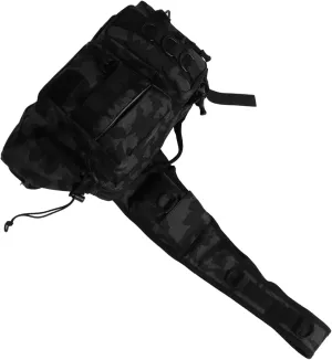 POPETPOP Fishing Sling Crossbody Tackle Bag Lightweight Backpack with Gear Holder for Organized Storage for Fishing Hiking Hunting and Camping