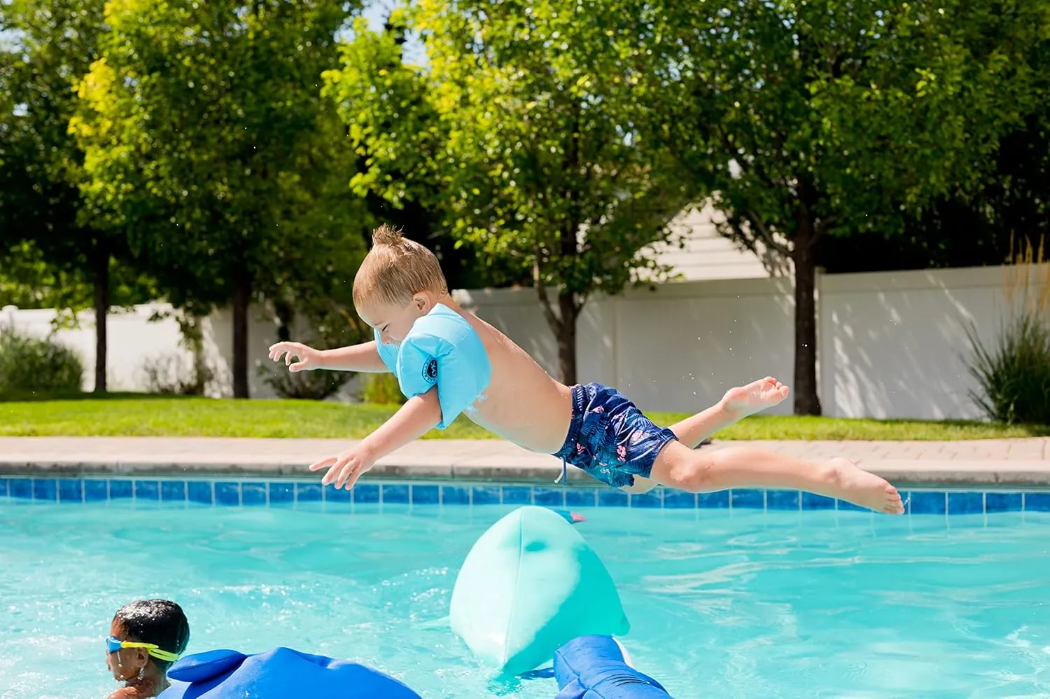 Posh Creations Whale Shark Pool Noodle and Float with EPS for Kids, Non-Inflatable Fun for Jumping, Lounging and Riding in The Pool for Kids Teens and Adults Mesh Pool Float - Extra Large Whale Shark