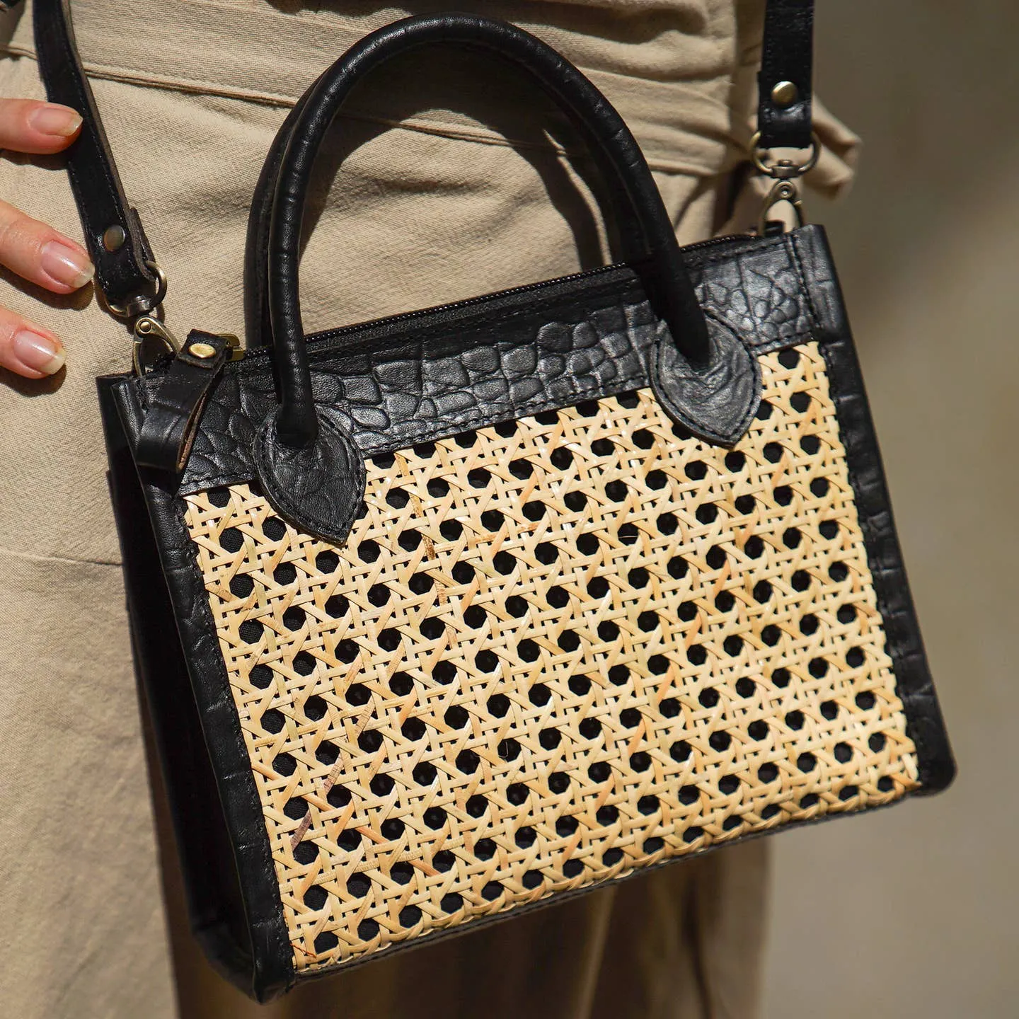 Prague Rattan Bag