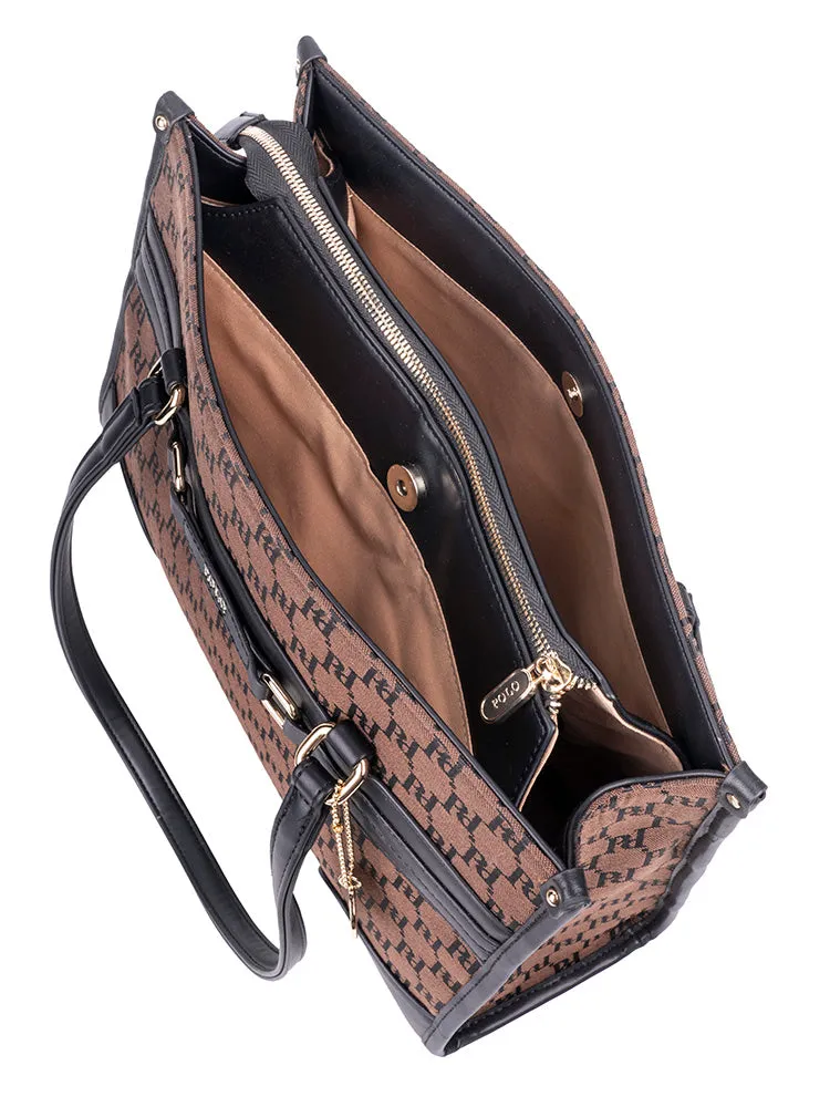 Premier Large Book Tote Bag - Brown