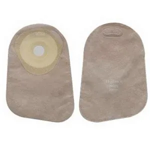 Premier One-Piece Closed Pouch, Pre-Cut Stoma Opening 1" (25mm), Beige 9" (23cm) - Box of 30