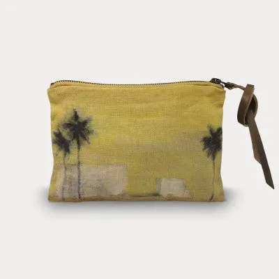 Printed Linen Pouches