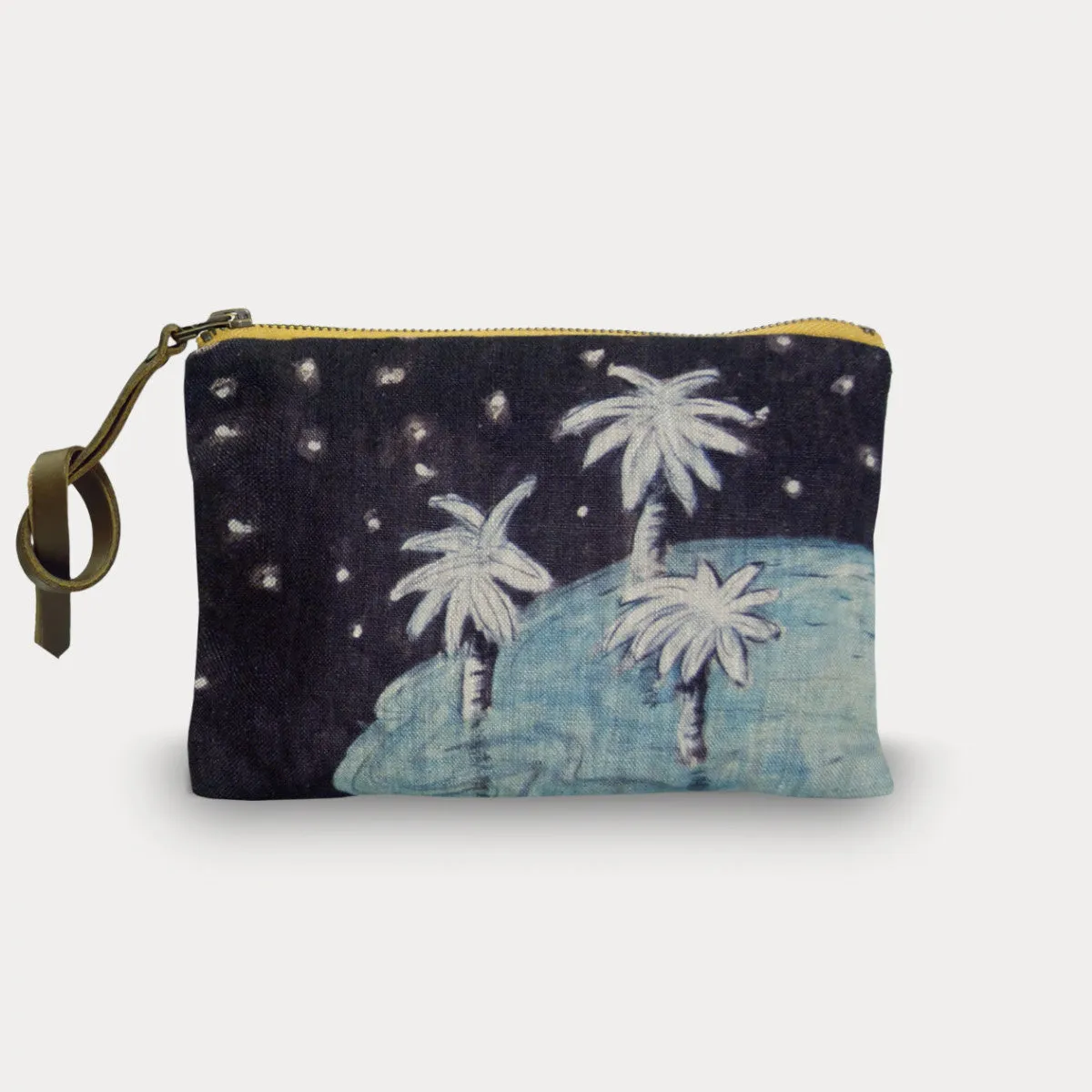 Printed Linen Pouches
