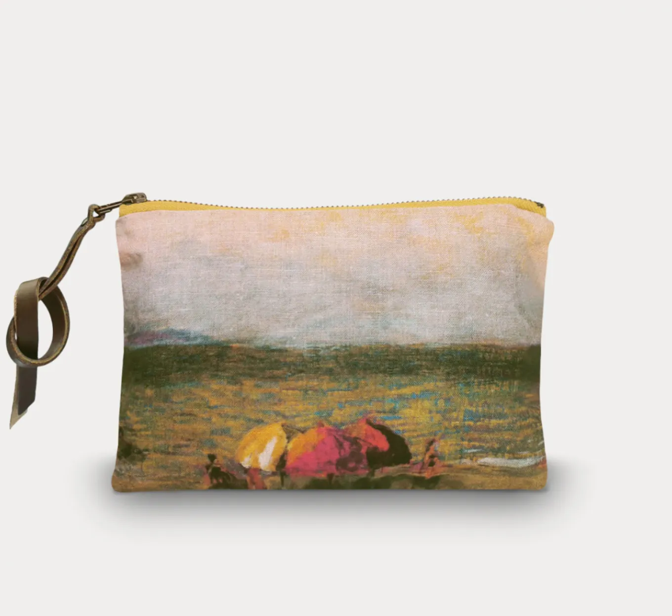 Printed Linen Pouches