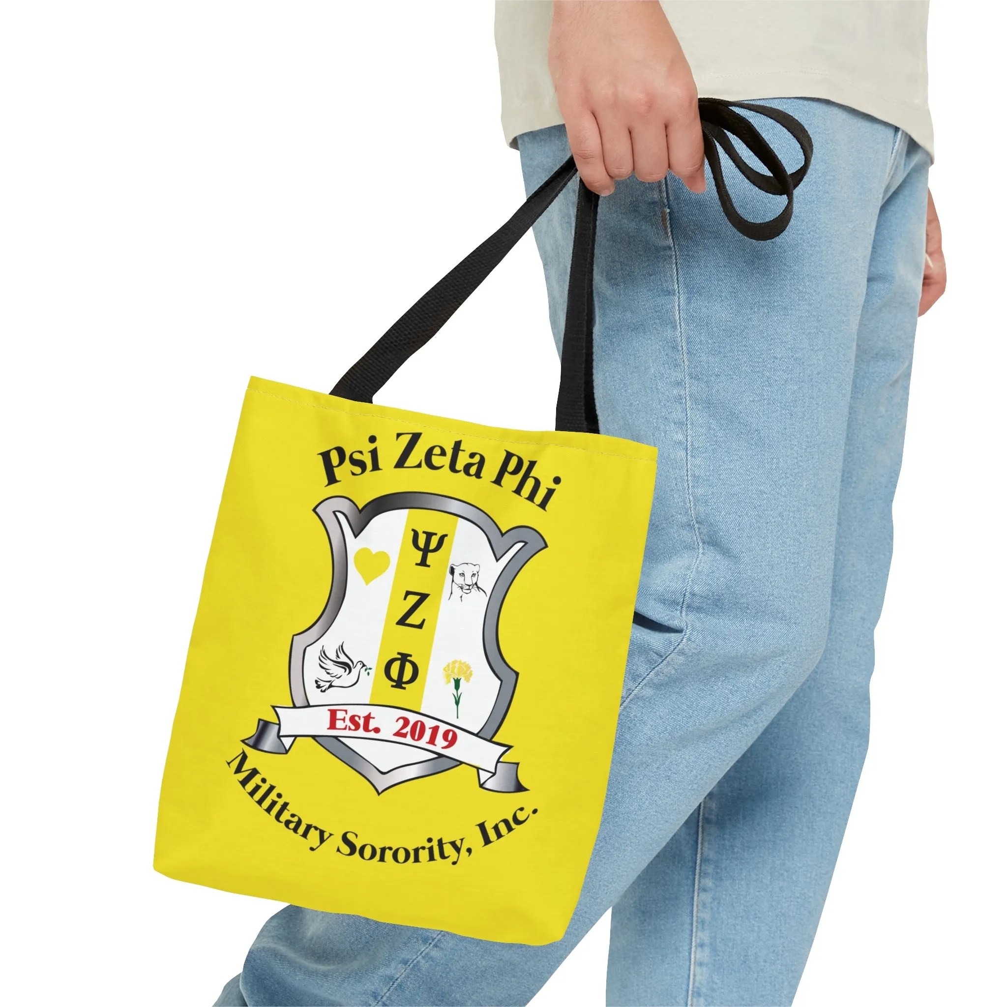 Psi Zeta Phi Tote Bag (Yellow)