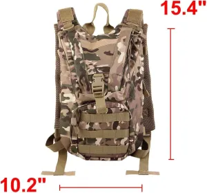 Qtqgoitem Outdoor Traveling Hiking Camping Cycling Mountain Biking Hydration Bladder Backpack Pack CP Camouflage Color (Model: 535 83f 0b1 d5a 694)