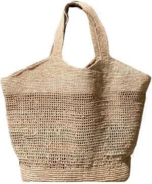 Raffia Straw Woven Totes Shoulder Crossbody Bag Handbag Hobo Hollow Beach Vacation Seaside Crochet Versatile Purse Chic