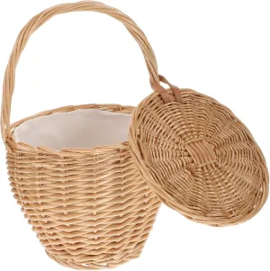 Rattan Duffle Bag Women Fashionable Storage Bag Designer Handbags for Women Moderate Capacity Random Color