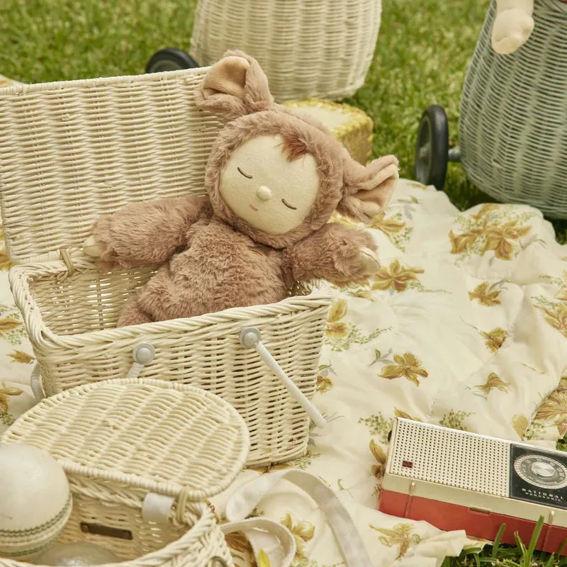 Rattan Piki Basket (Chalk)