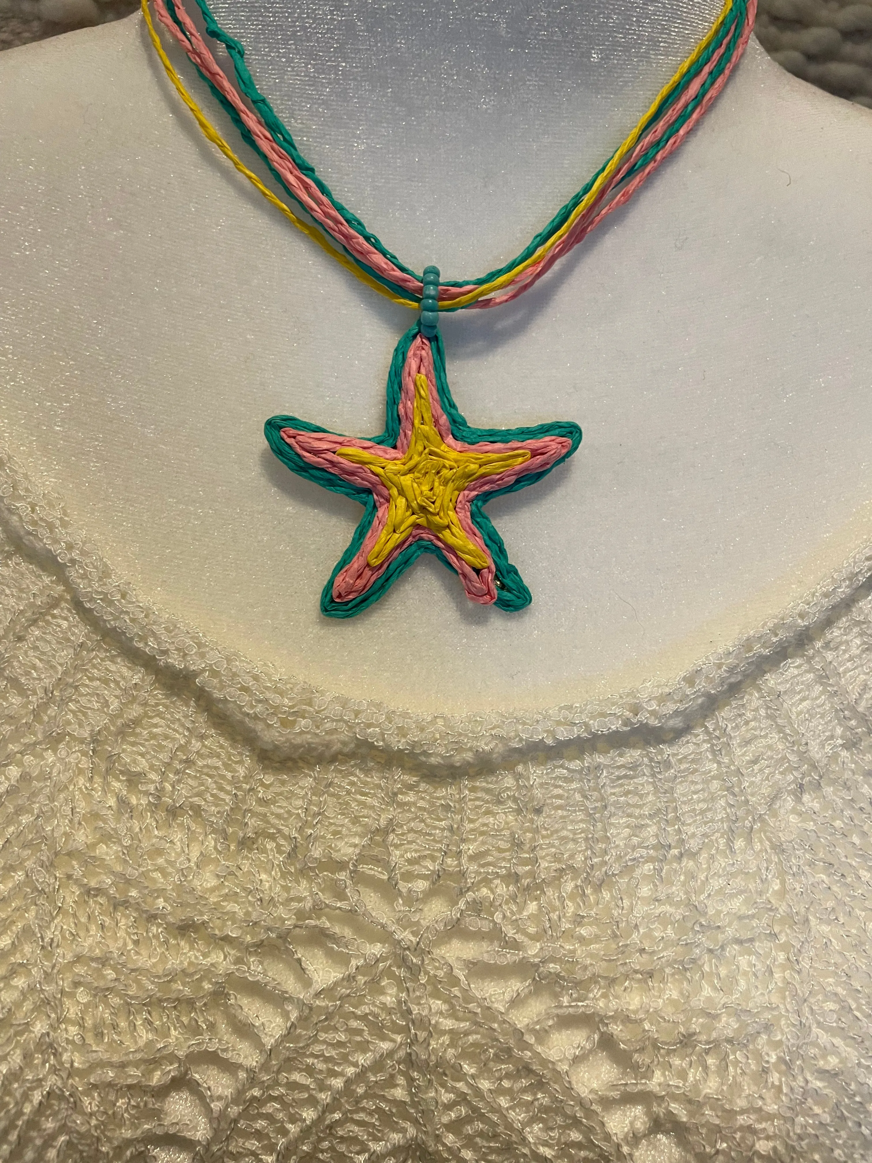 Rattan Starfish Necklace
