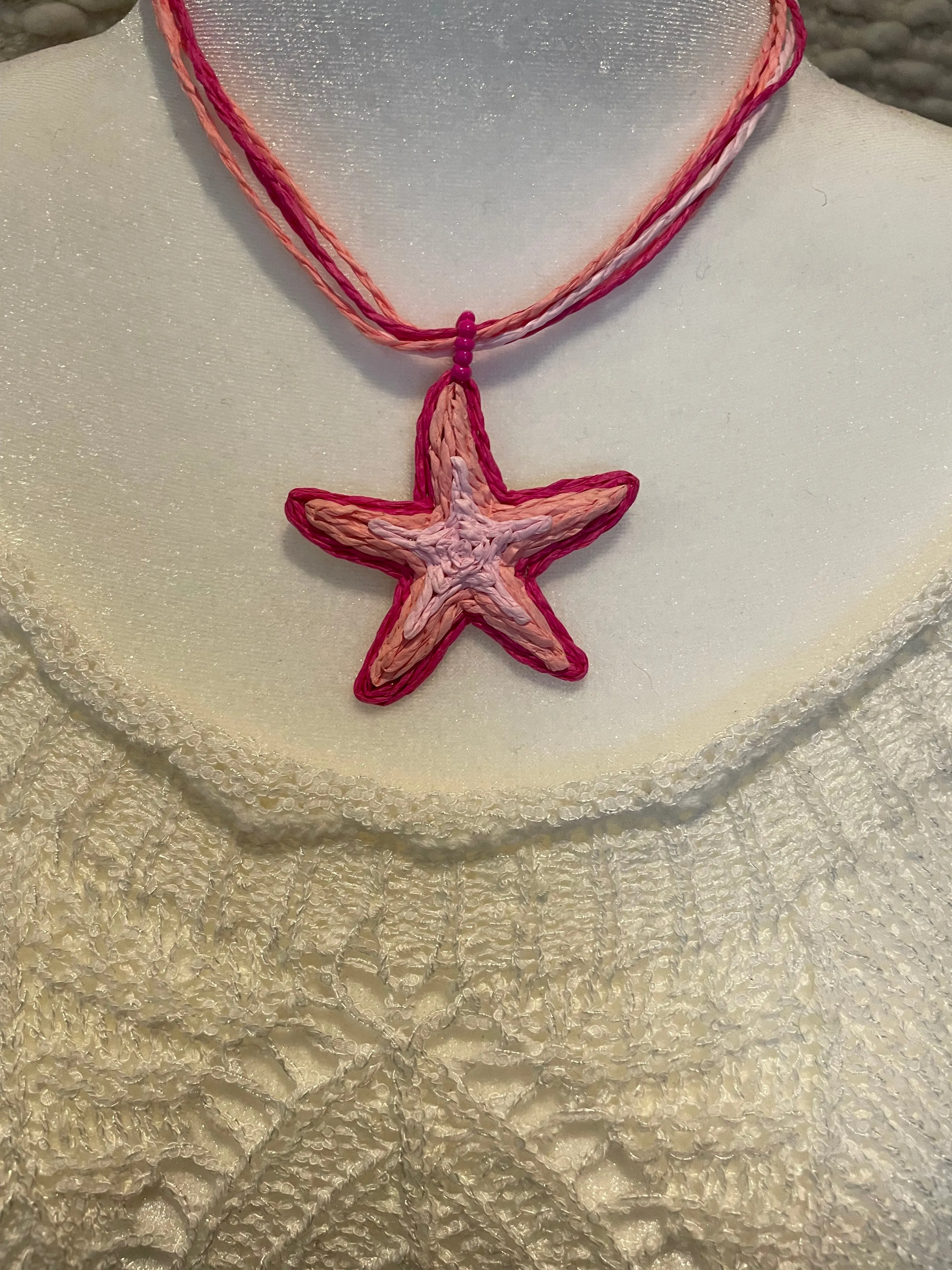 Rattan Starfish Necklace