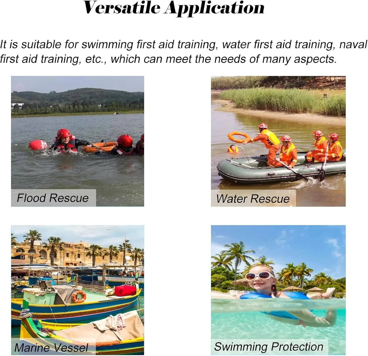 Realistic PE Water Rescue Training Dummy, 38.6 in Drowning Drill Model for School/Clubs Water Safety Courses, Swimming Teaching Tools for Adults/Teenagers(Orange)