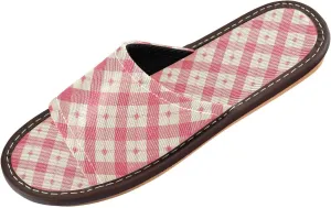 Red Buffalo Check Men Women House Slippers Ultralight Dorm Home Slides for Home Outdoor Bedroom