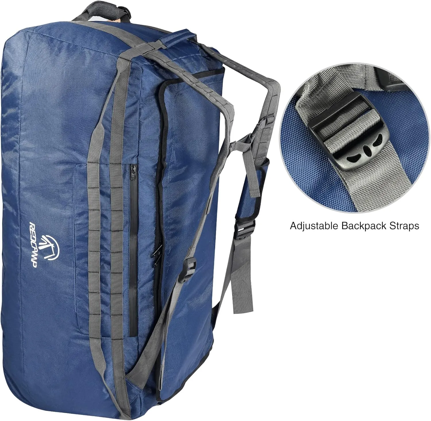 REDCAMP 85L/120L/140L Foldable Duffle Bag with Wheels, Large Travel Duffel Bag