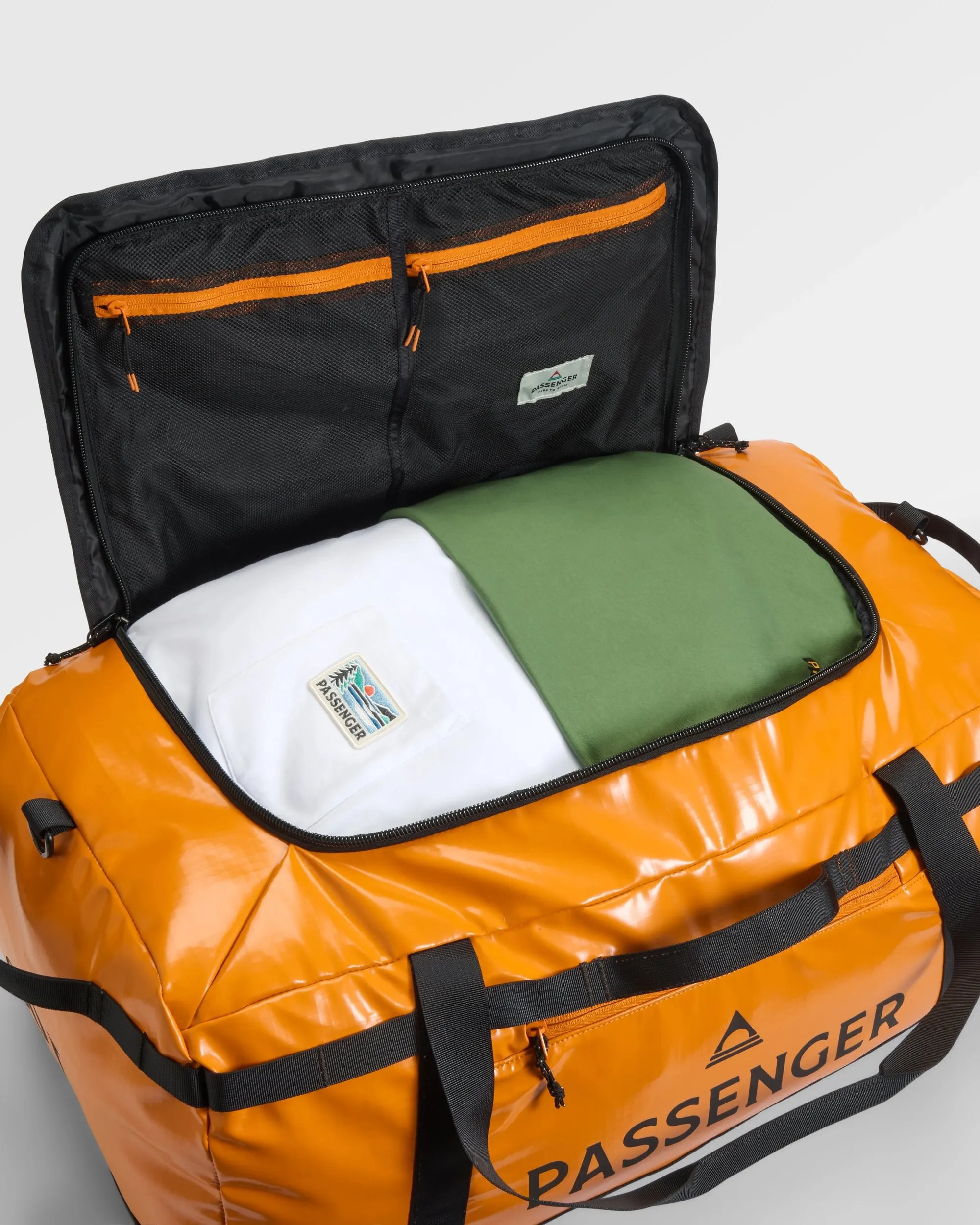 Roamer Recycled 80L Duffel Bag - Sunrise Orange