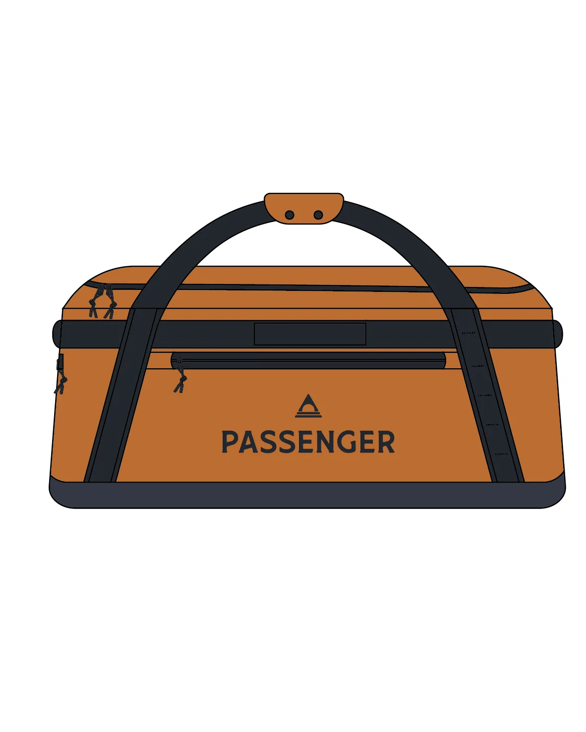 Roamer Recycled 80L Duffel Bag - Sunrise Orange