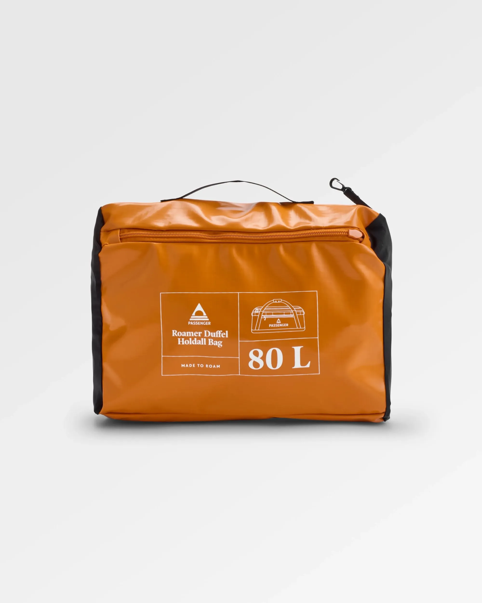Roamer Recycled 80L Duffel Bag - Sunrise Orange