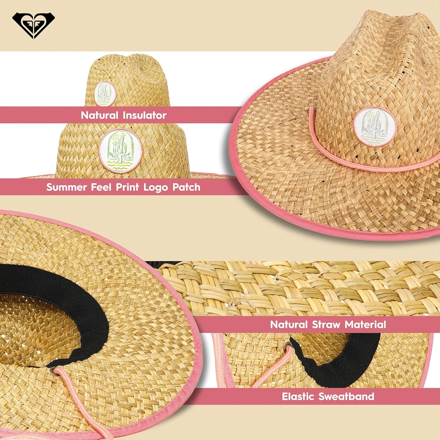 Roxy Women's Pina to My Colada Straw Hat
