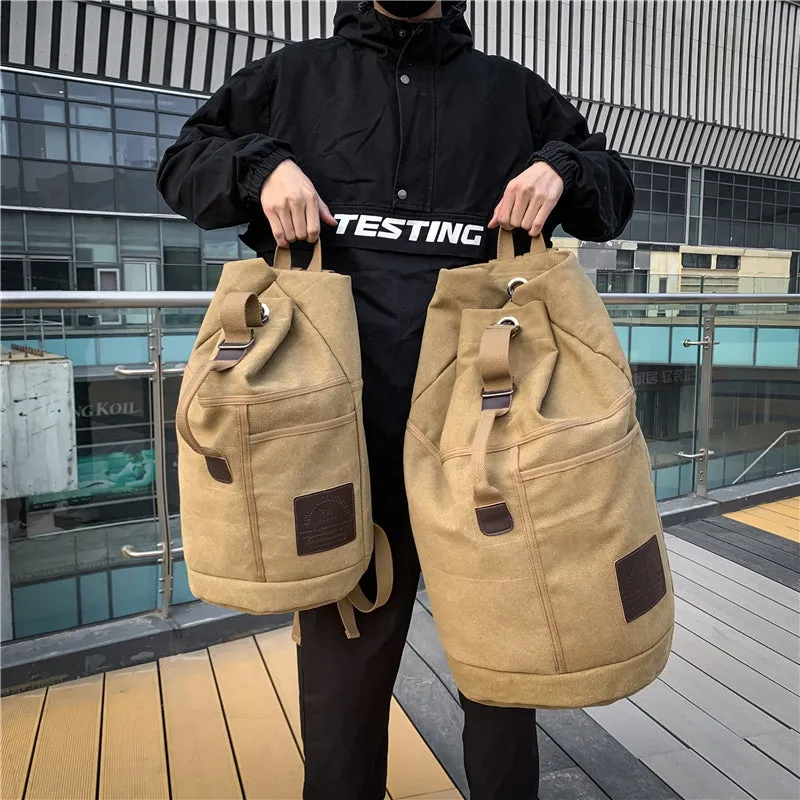 Rucksack Canvas Hiking Travel Backpacks