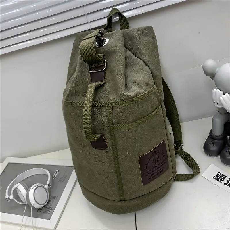 Rucksack Canvas Hiking Travel Backpacks