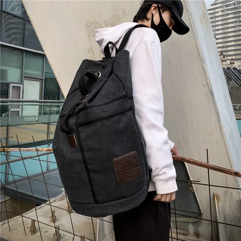 Rucksack Canvas Hiking Travel Backpacks
