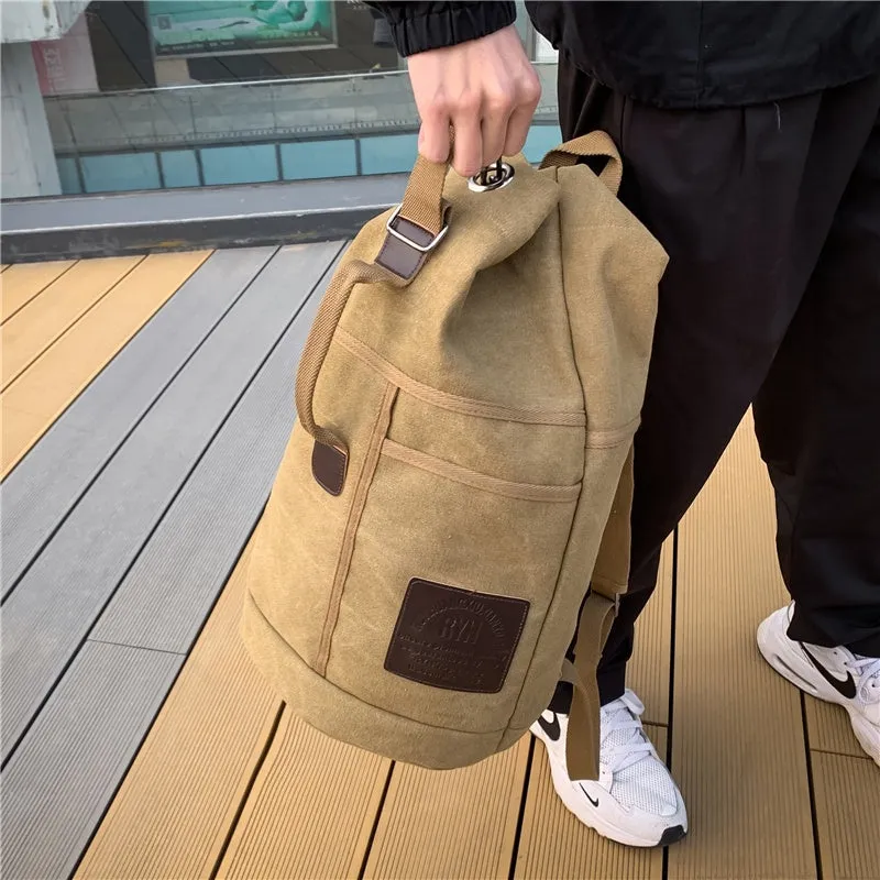 Rucksack Canvas Hiking Travel Backpacks