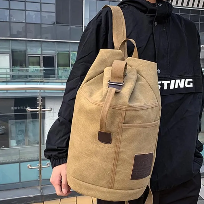 Rucksack Canvas Hiking Travel Backpacks