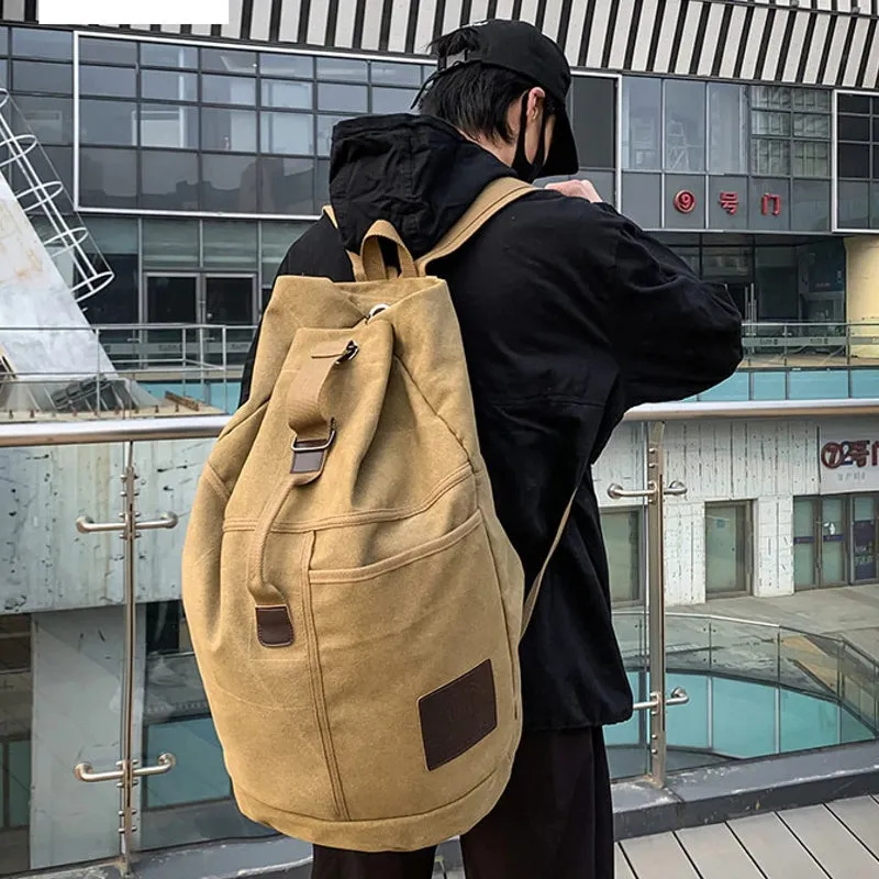 Rucksack Canvas Hiking Travel Backpacks
