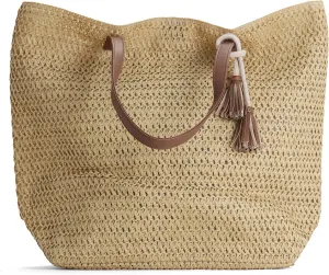 Rutledge & King Straw Bag - Tote Bag - Beach Bag - Large Tote Bag