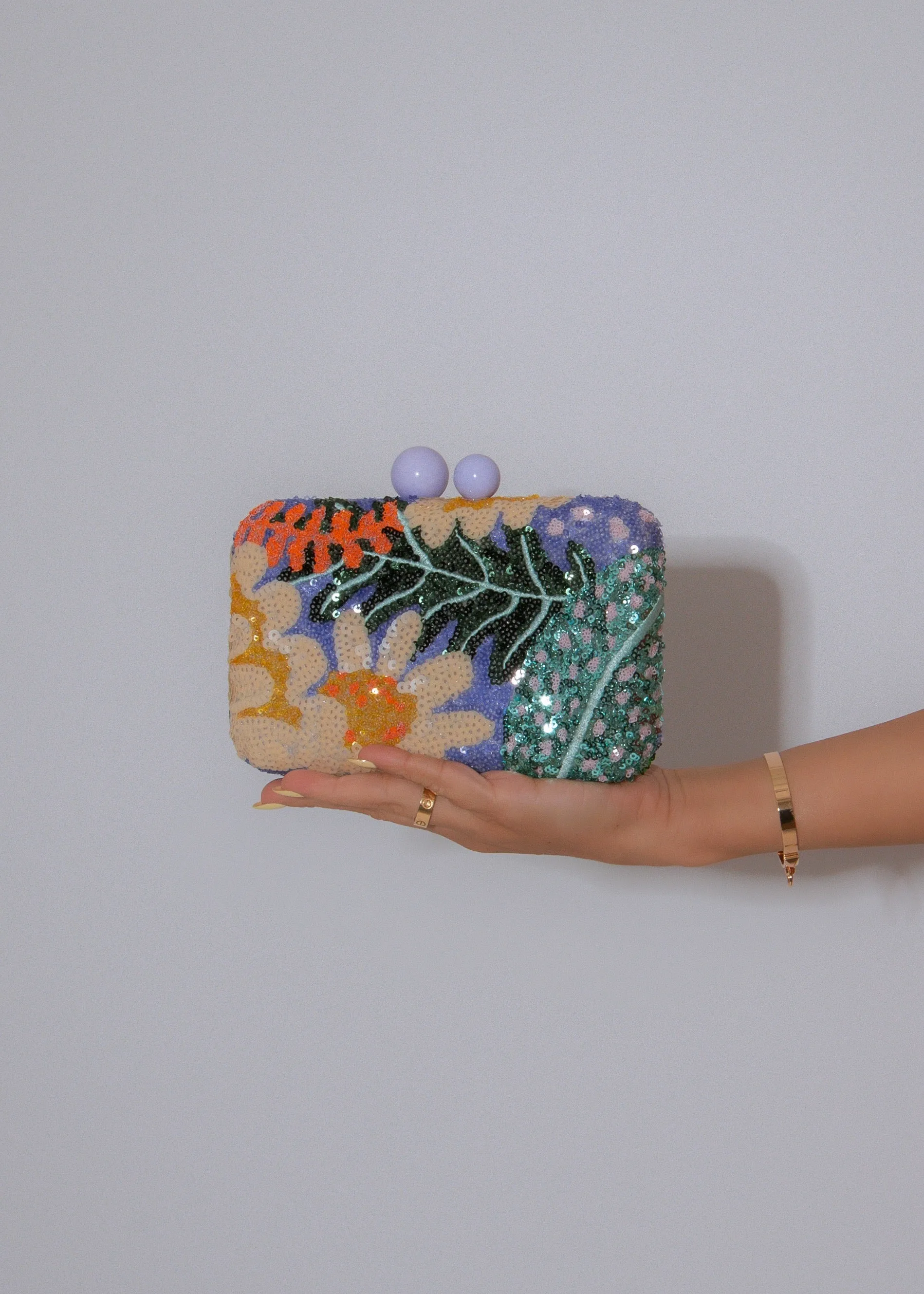 Sacred Moments Clutch Purple