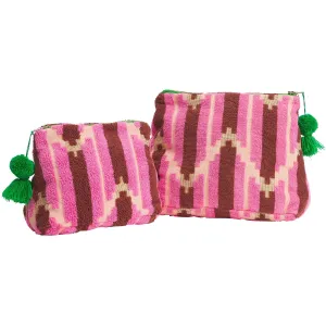 Sage & Clare - Nisha Terry Pouch (Rosewater - Size Options)
