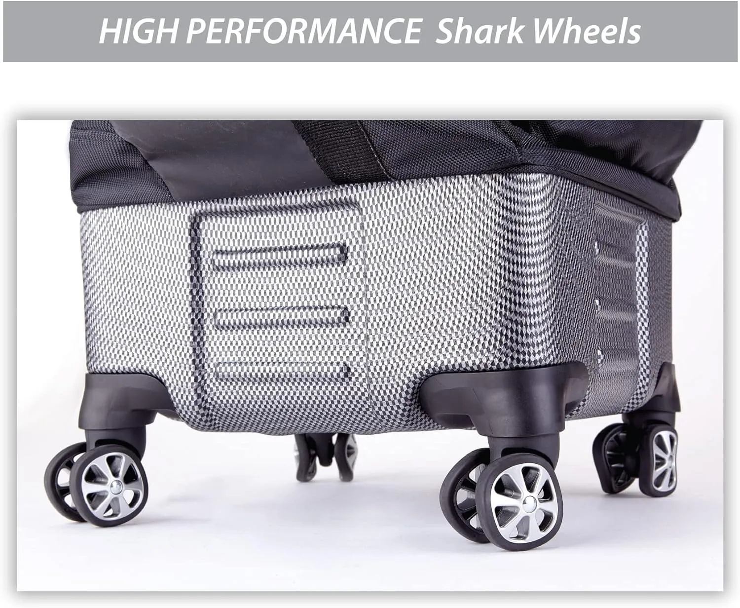 Samsonite "The Protector Hardside and Softside Golf Travel Bag with Shark Wheels, Waterproof Exterior