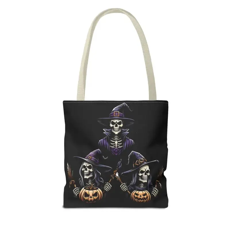 Scary Witches Aop Tote Bag for Magical Everyday Style