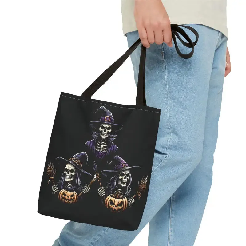 Scary Witches Aop Tote Bag for Magical Everyday Style