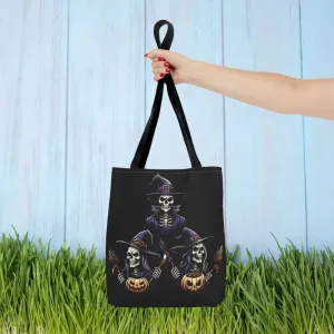 Scary Witches Aop Tote Bag for Magical Everyday Style