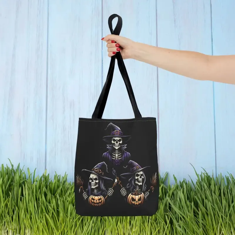 Scary Witches Aop Tote Bag for Magical Everyday Style