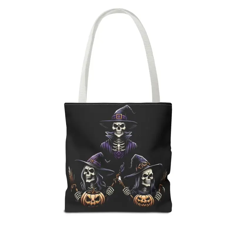 Scary Witches Aop Tote Bag for Magical Everyday Style