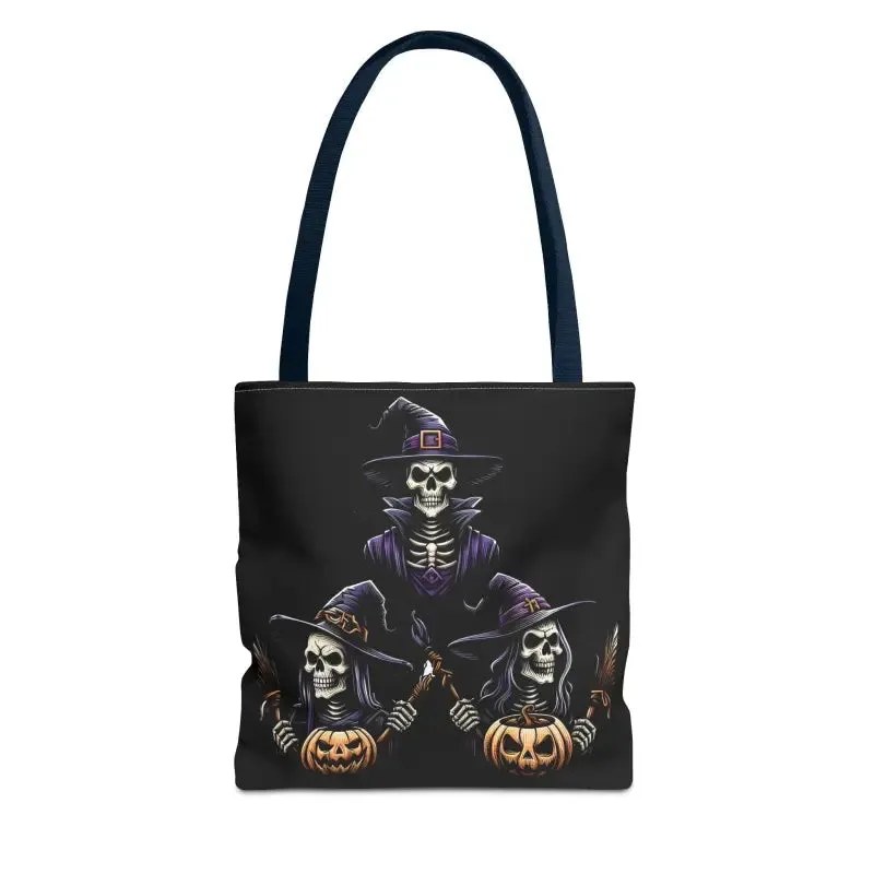 Scary Witches Aop Tote Bag for Magical Everyday Style