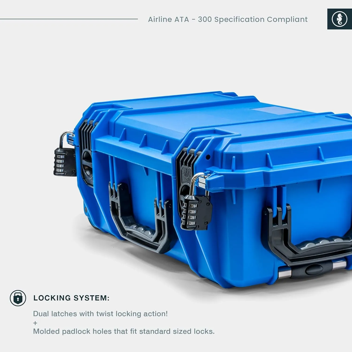 Seahorse 830 Professional Camera Protective Hard Case with Lid Organizer   Padded Dividers - TSA Approved/Mil Spec / IP67 Waterproof/USA Made for Professional Photographers Camera Enthusiasts