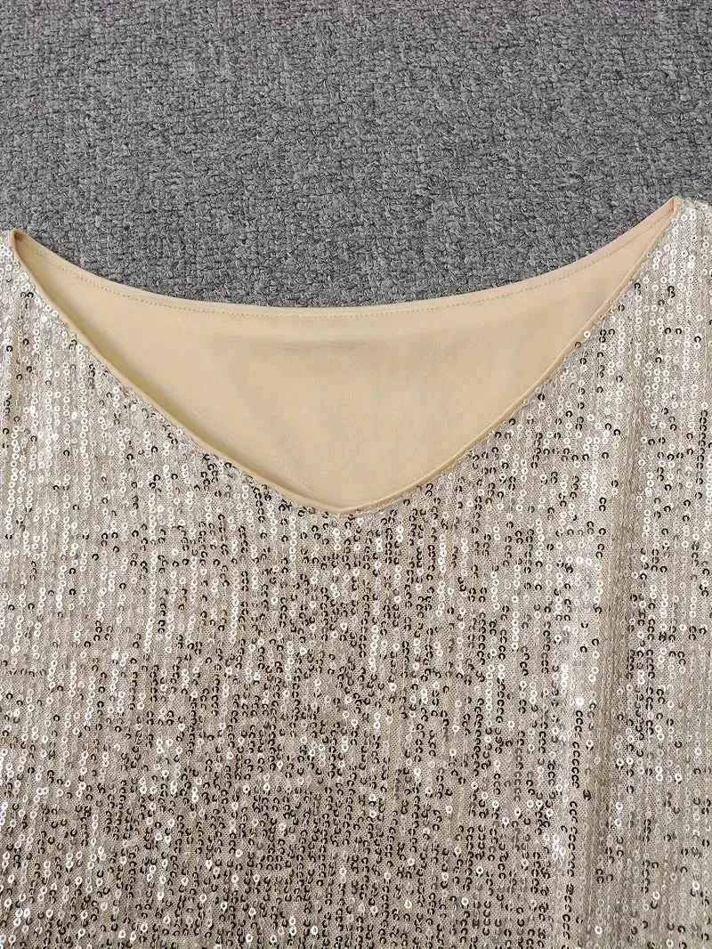 Sequin Mini Dress | Off-Shoulder | Sparkling Party Look