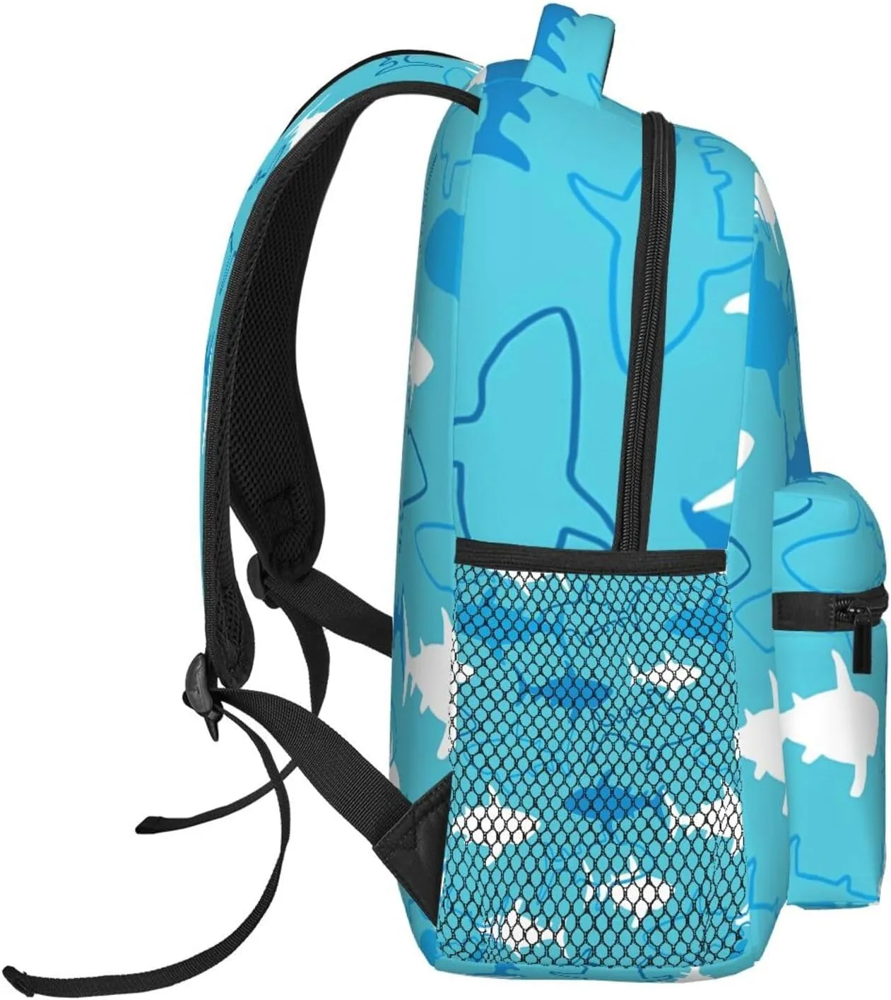 Sharks And Rays Marine Life Backpacks 15 Inch Laptop Backpack Multipurpose Double Shoulder Bag For Men Women Gifts