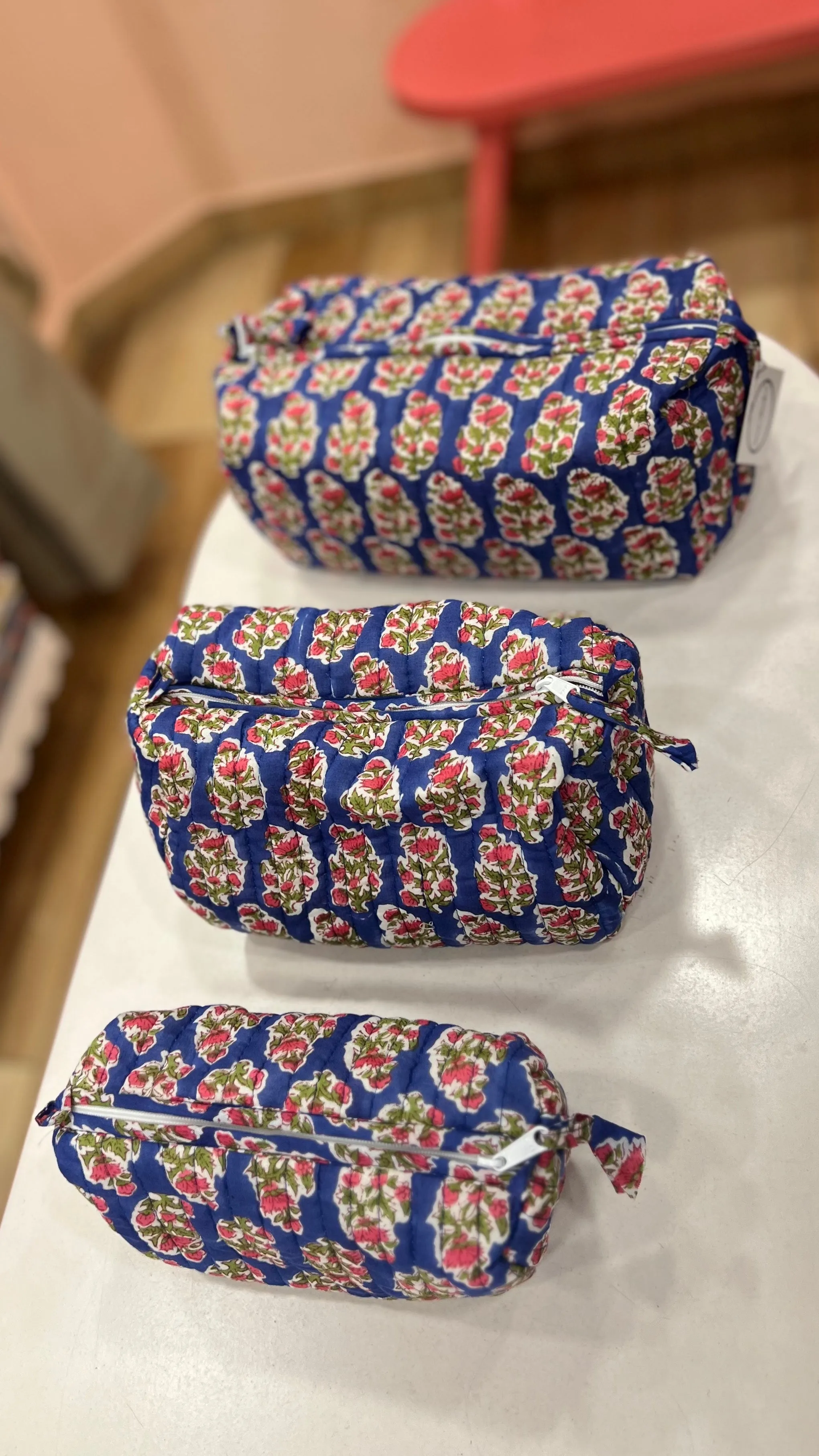 Shehnaaz Cotton Wash Bags (A Set of Three)