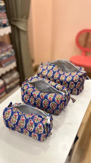 Shehnaaz Cotton Wash Bags (A Set of Three)