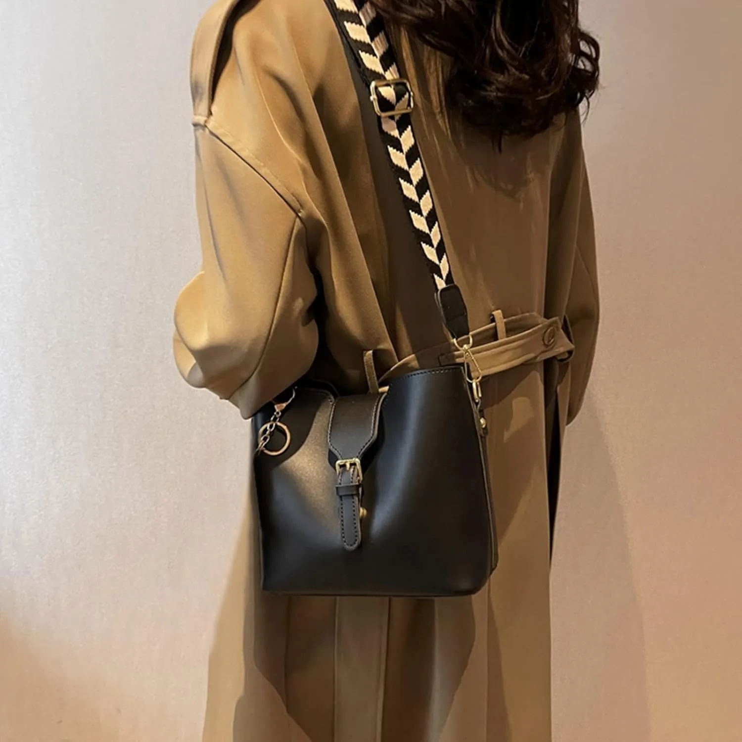 Shoulder Bags for Women Women Large Capacity The Single Shoulder Bag Fashionable Inclined Bag Set