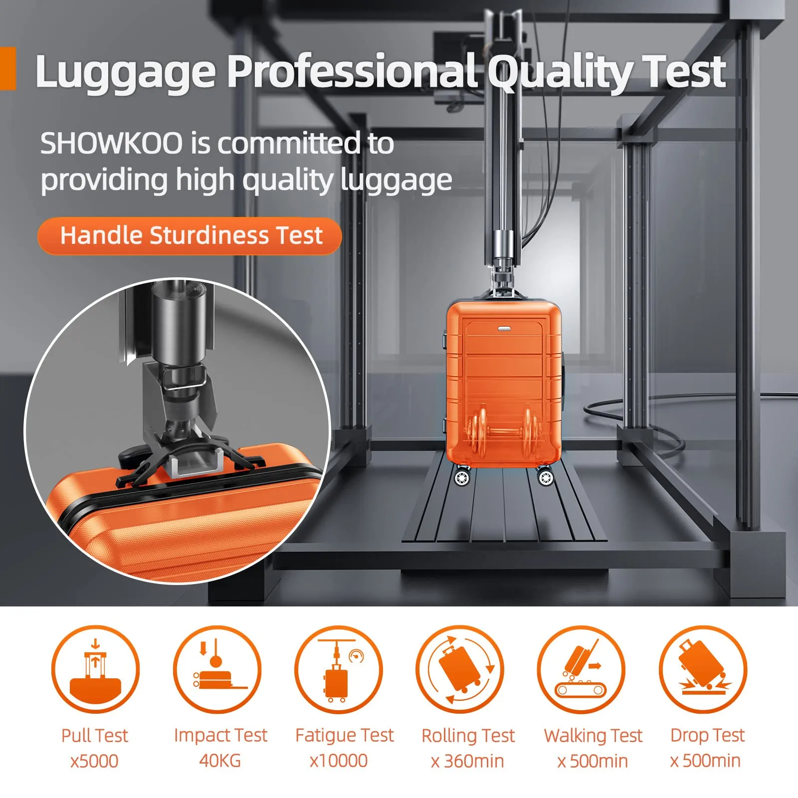 SHOWKOO Luggage Sets Expandable PC ABS Durable Suitcase Double Wheels TSA Lock 5pcs Wine Red