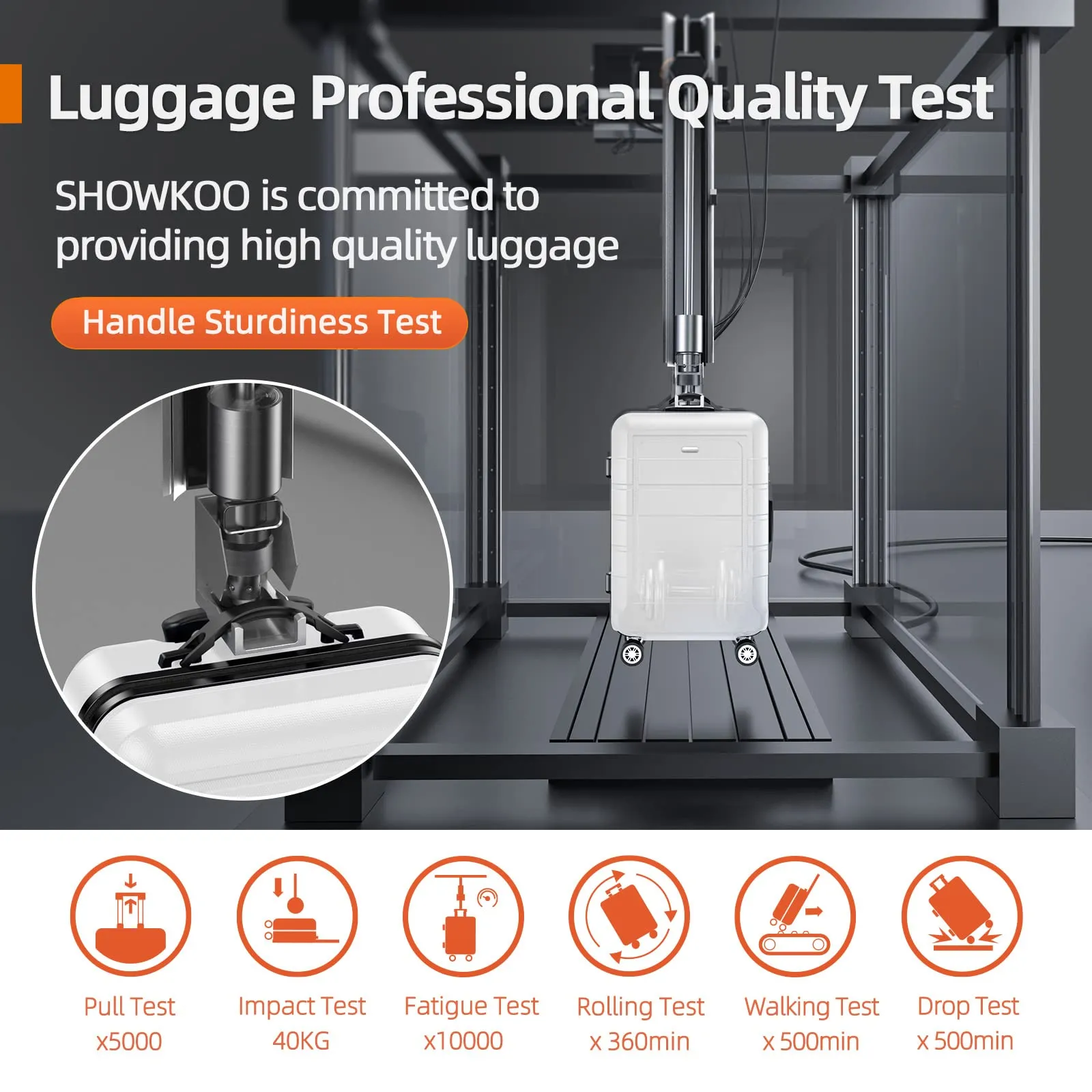 SHOWKOO Luggage Sets Expandable PC ABS Durable Suitcase Double Wheels TSA Lock 5pcs Wine Red