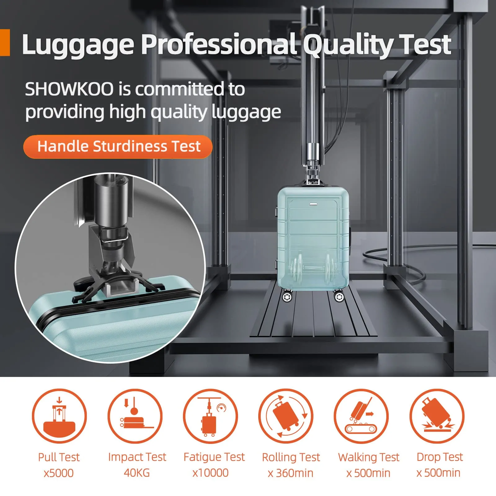 SHOWKOO Luggage Sets Expandable PC ABS Durable Suitcase Double Wheels TSA Lock 5pcs Wine Red